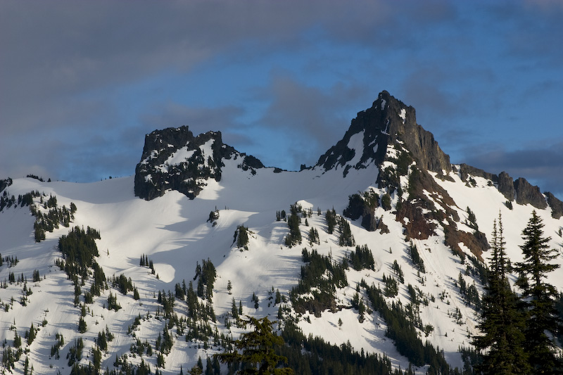 The Castle And Pinnacle Peak